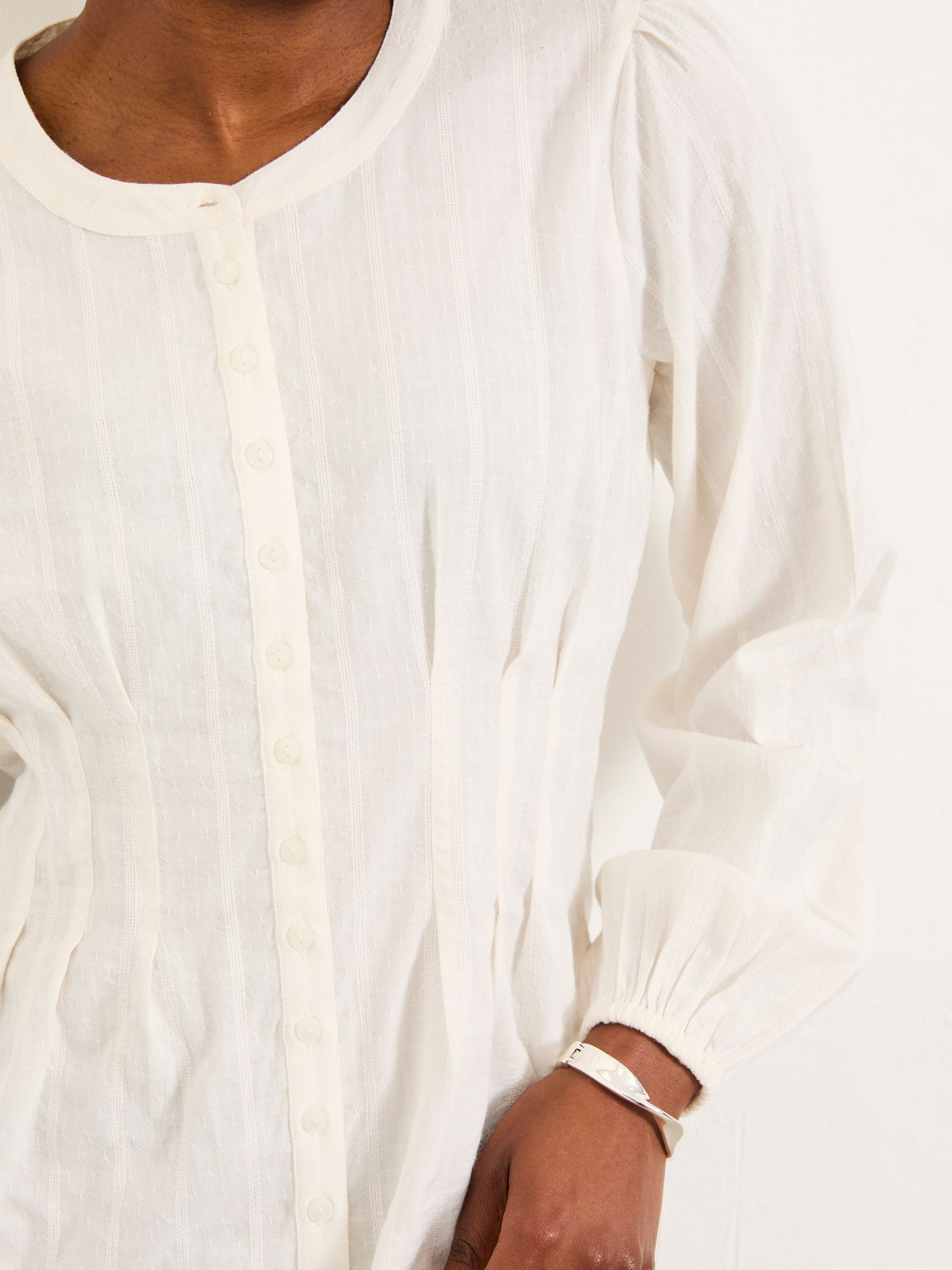 Lara Ivory Regular Blouse | FatFace | Fat Face