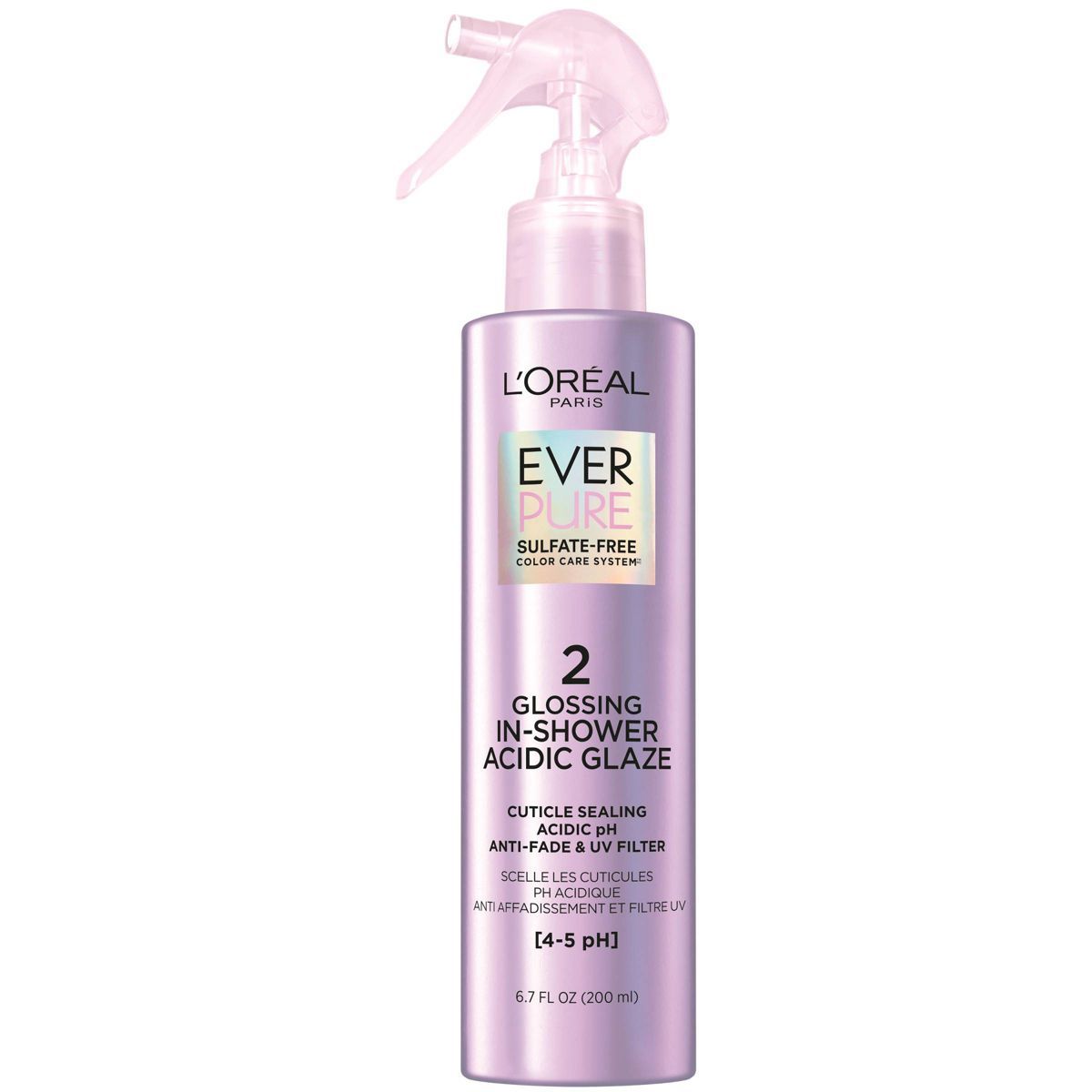 L'Oreal Paris EverPure Sulfate-Free Hair Spray Glossing Glaze - 6.8 fl oz | Target