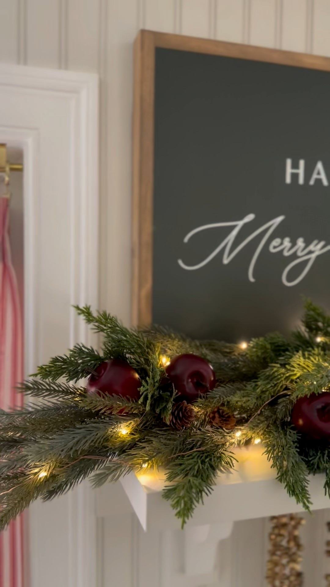 This Joyfully Said sign is the perfect addition to our kitchen for the holidays. We have the 36”x18” sign with green background, white lettering, and the light brown stain. #christmasdecor

#LTKHoliday #LTKSeasonal #LTKHome