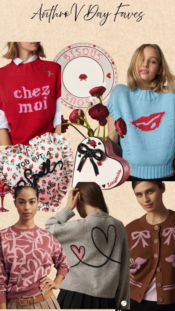 It’s already time to start thinking about Valentine’s finds! I always love Anthro’s clothes & decor. Linking up some of my faves for you! 🩷❤️🩷❤️

#LTKHome #LTKHoliday #LTKPlusSize