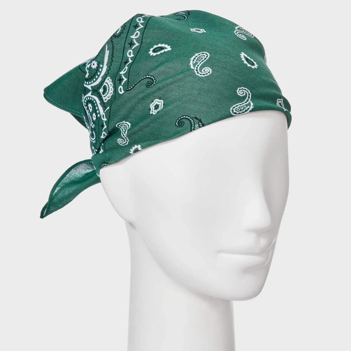 Cotton Paisley Border Bandana Scarf - Universal Thread™ Green | Target