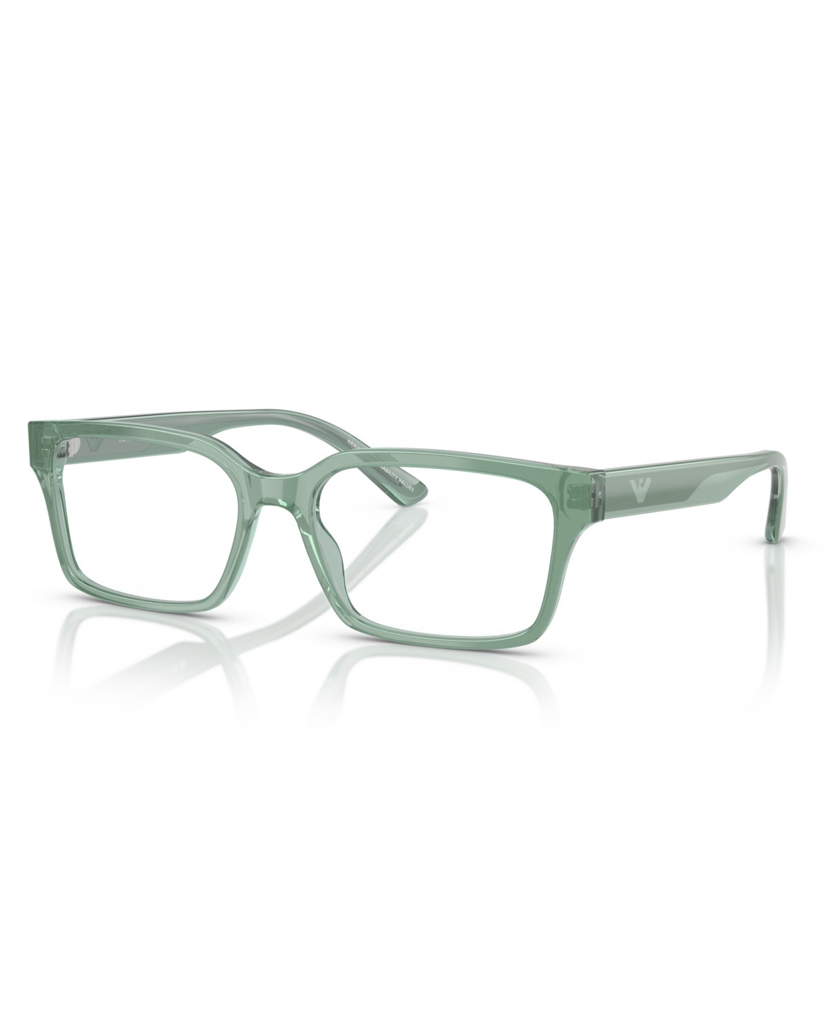 Emporio Armani Men's Eyeglasses, EA3244 - Iridescent Green | Macy's