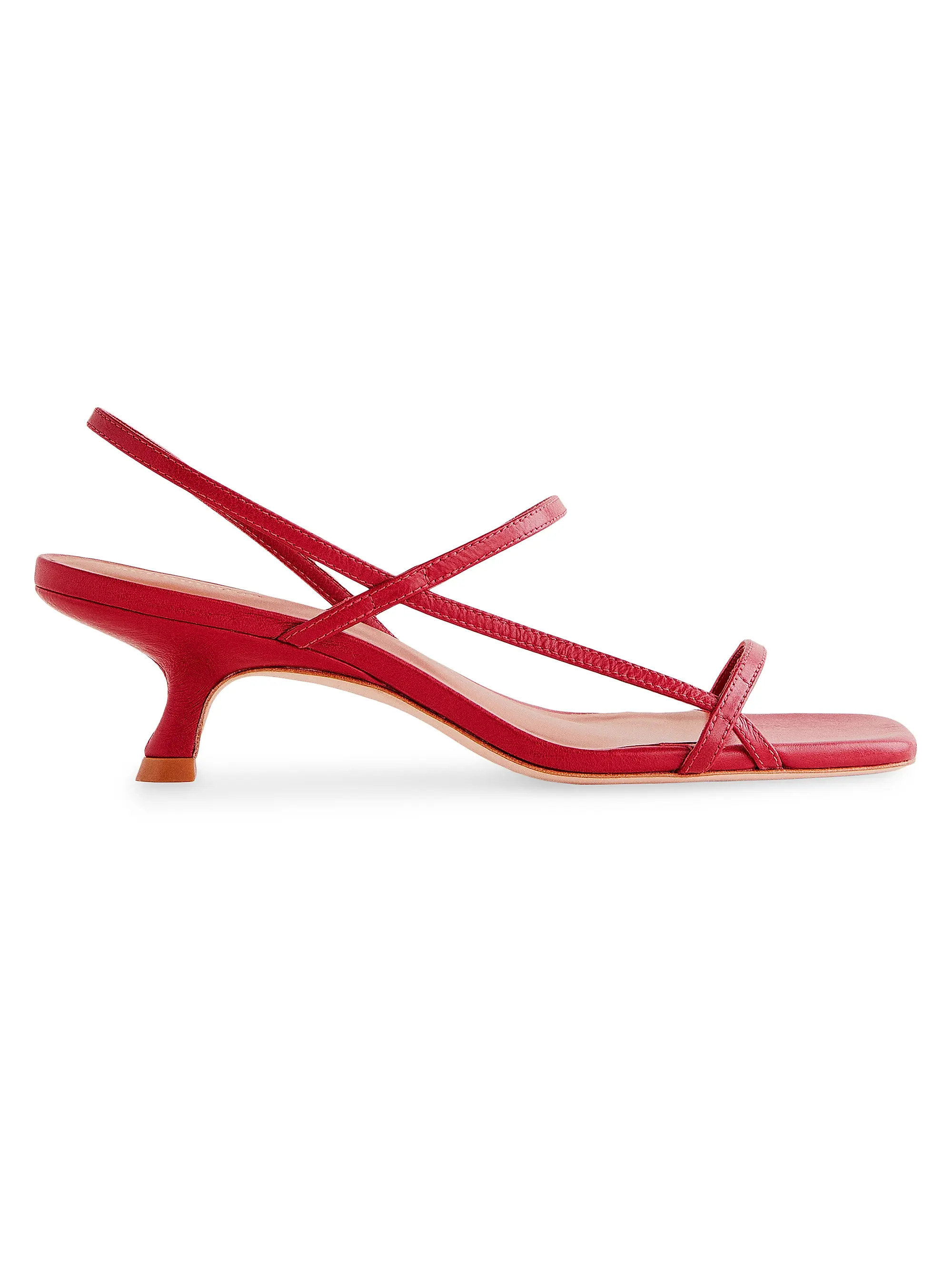 ReformationSerenity Bare 50MM Leather Slingback Sandals | Saks Fifth Avenue