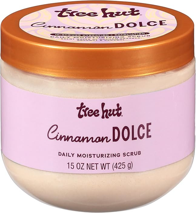 Tree Hut Cinnamon Dolce Daily Moisturizing Scrub, Whipped Foamy Exfoliating Body Scrub, Hydrating... | Amazon (US)