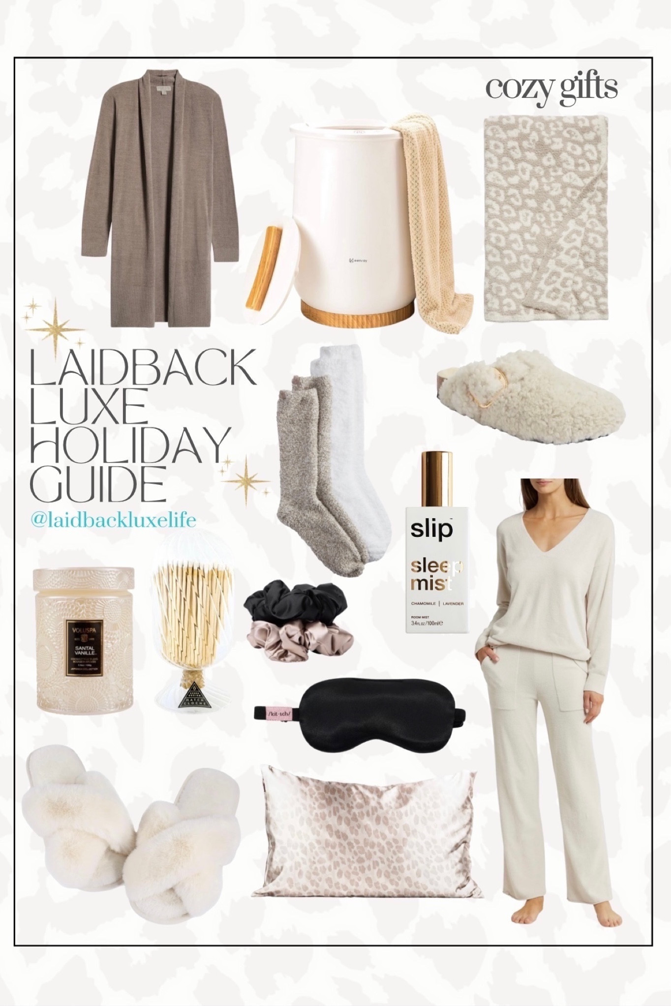 Laidback Luxe Holiday Gift Guide ✨ gifts for her, gift ideas, cozy gift, homebody, Barefoot Dreams, LaidbackLuxeLife

Follow me for more fashion finds, beauty faves, lifestyle, home decor, sales and more! So glad you’re here!! XO, Karma

#LTKCyberWeek #LTKHoliday #LTKGiftGuide
