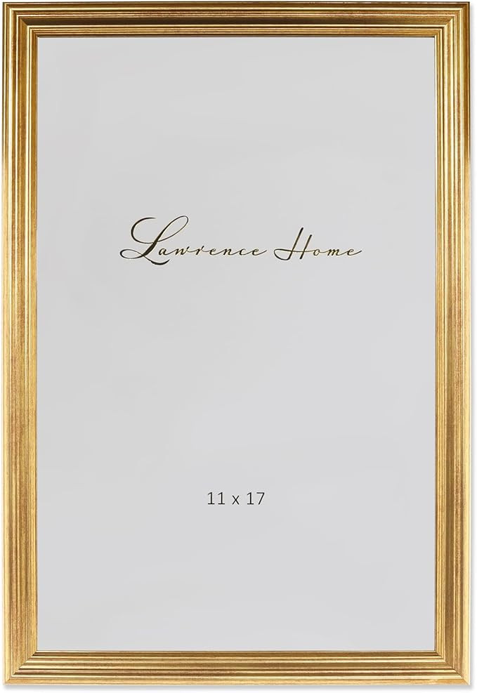 Lawrence 536217 11x17 Sutter Burnished Gold Picture Frame | Amazon (US)
