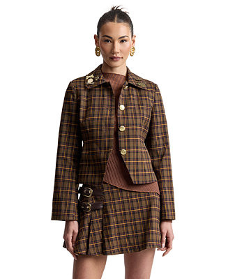 Women's Slim Spread Collar Jacket | Macy's