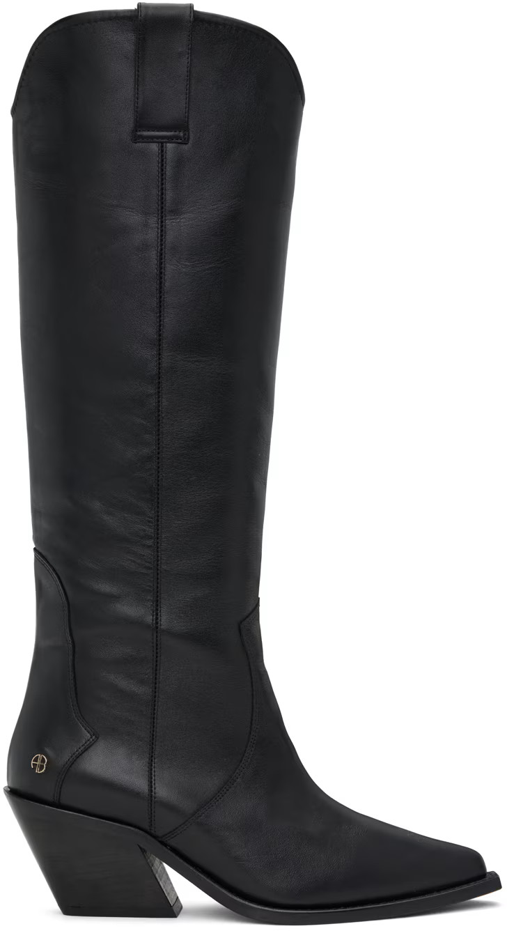 ANINE BING - Black Tall Tania Boots | SSENSE