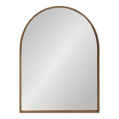 24" x 32" Valenti Framed Arch Mirror Gold - Kate and Laurel | Target