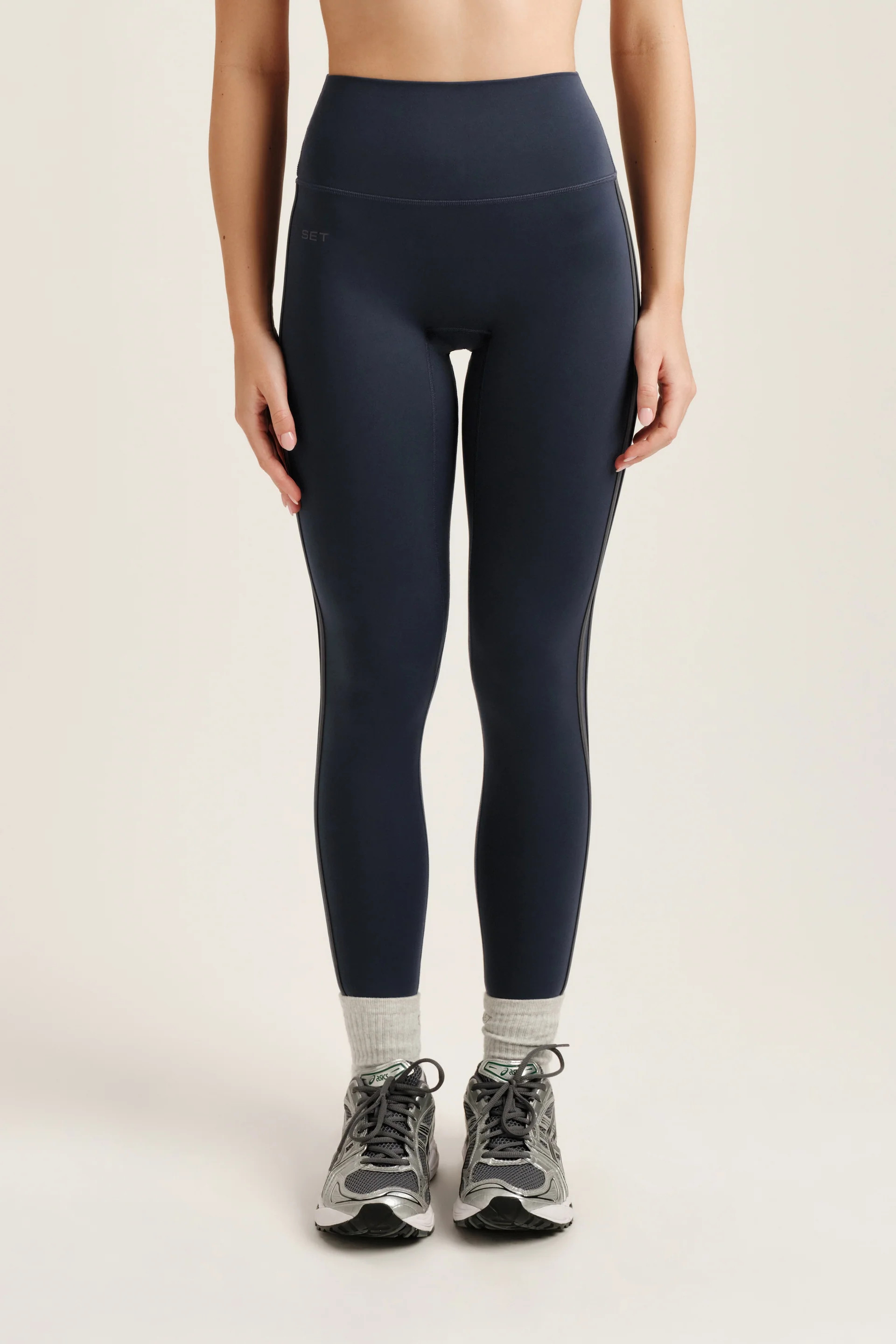 LUXFORM® LUX DUO STRIPE LEGGINGS - INDIGO | SET Active