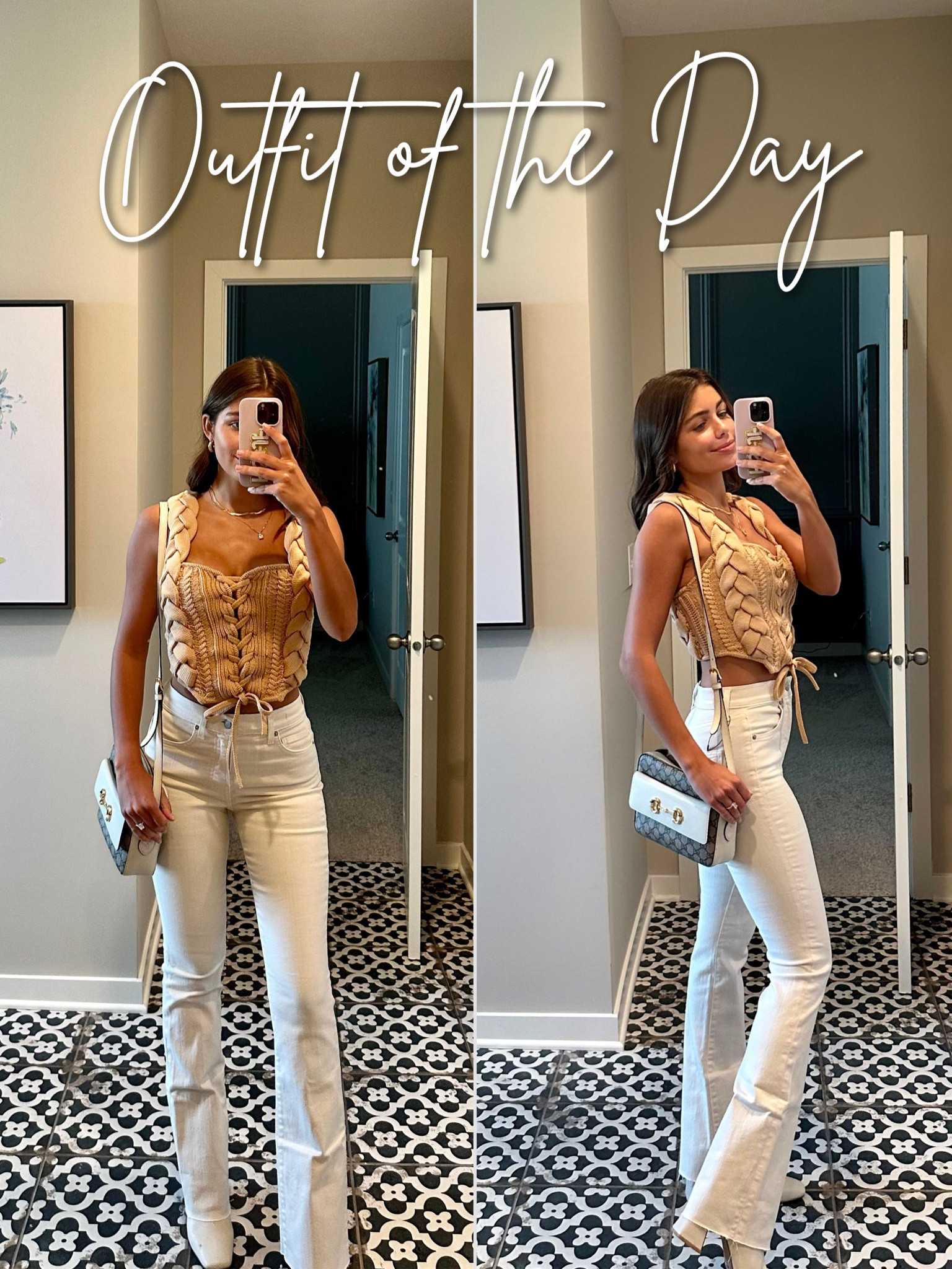 Outfit of the day! Sweater tanks are the perfect summer to fall transition piece of you live somewhere where it’s still hot! 🤍

#LTKstyletip #LTKSeasonal #LTKU