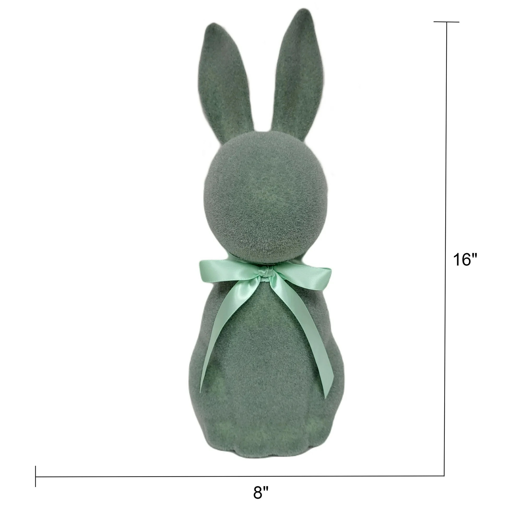 Easter Flocked Green Bunny Decor, 16 in, by Way To Celebrate | Walmart (US)