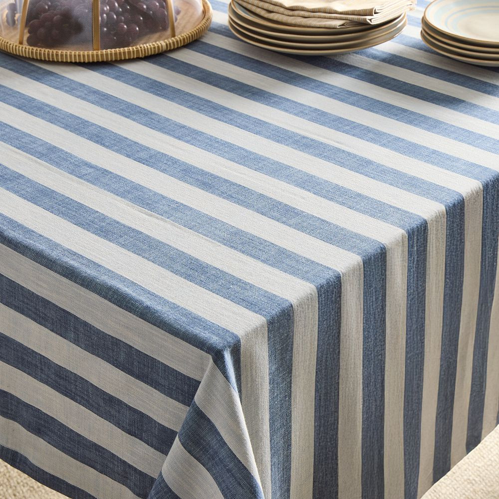 Cabana Stripe Cotton Tablecloth | West Elm (US)