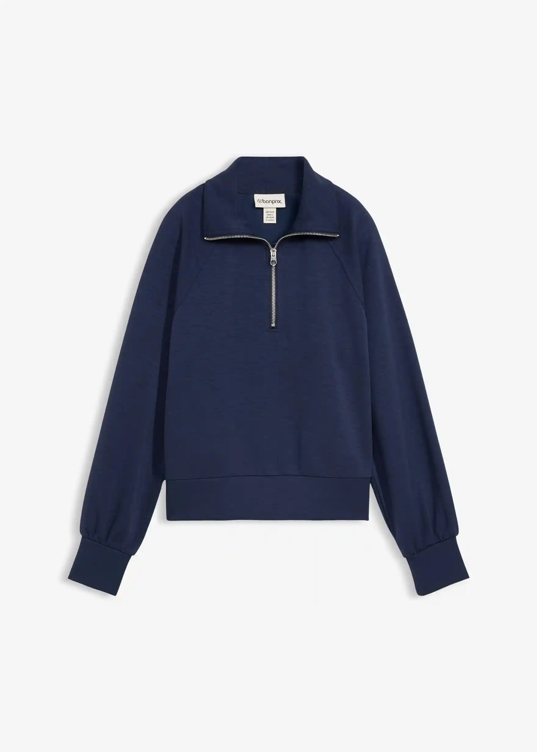 Sweatshirt aus weichem Scuba | Bonprix DE