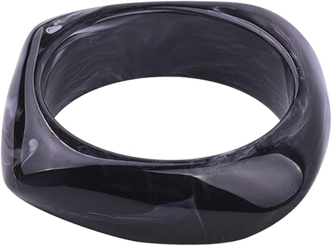 Caiyao Colorful Square Acrylic Resin Bangle Bracelet Wristbands Tortoiseshell Acetate Plate Cuff ... | Amazon (CA)