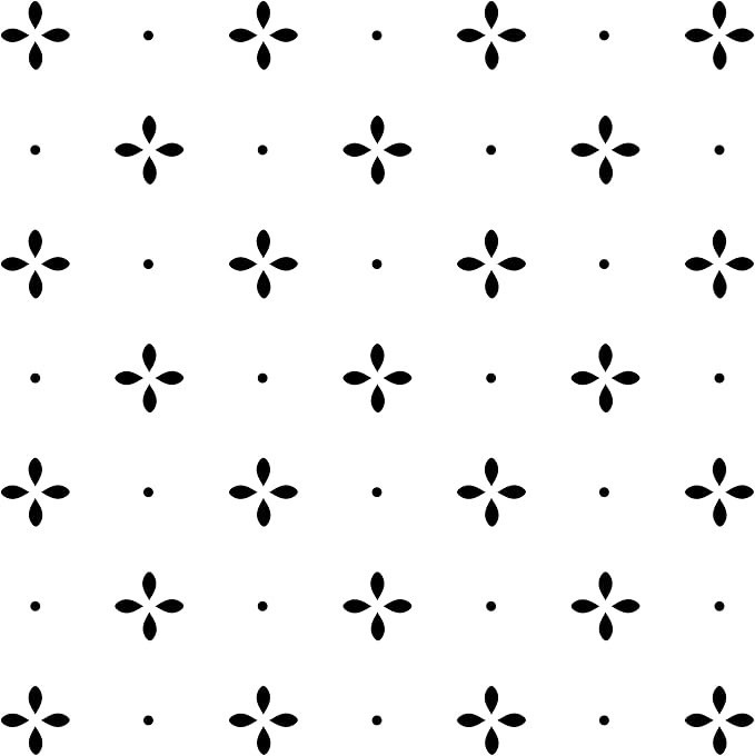 Petite Allover Pattern Stencil (10 mil Plastic) | Decor Stencils for Painting on Wood, Wall, Tile... | Amazon (US)