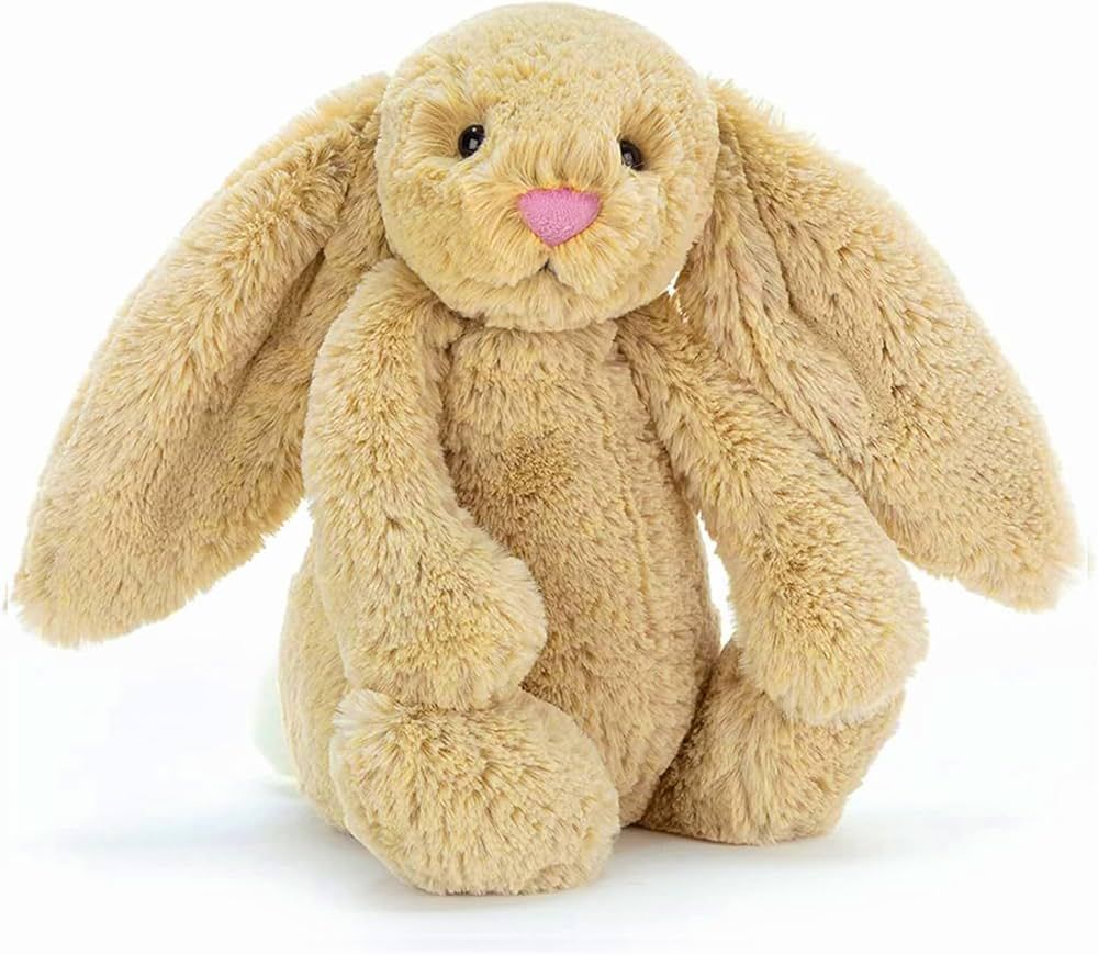 10 "Plush Rabbit - Embracing Stuffed Animal Rabbit Toy - Soft Plush Rabbit - Easter Gift (Yellow) | Amazon (US)