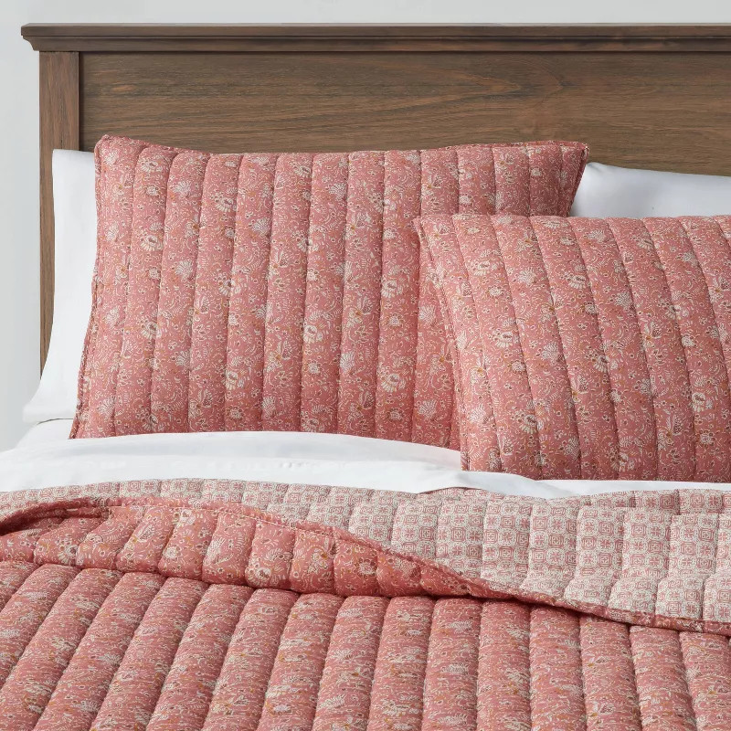 Reversible Printed Voile Paisley Quilt -  Threshold™ | Target