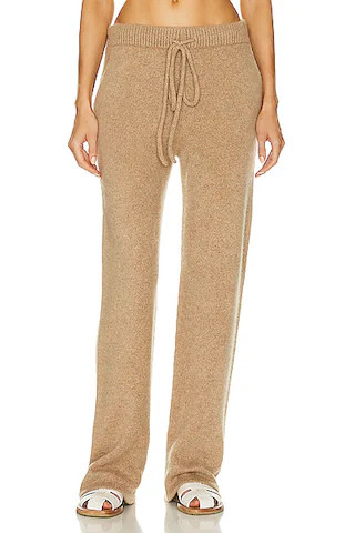 The Elder Statesman Lounge Pant in Camel | FWRD | FWRD 