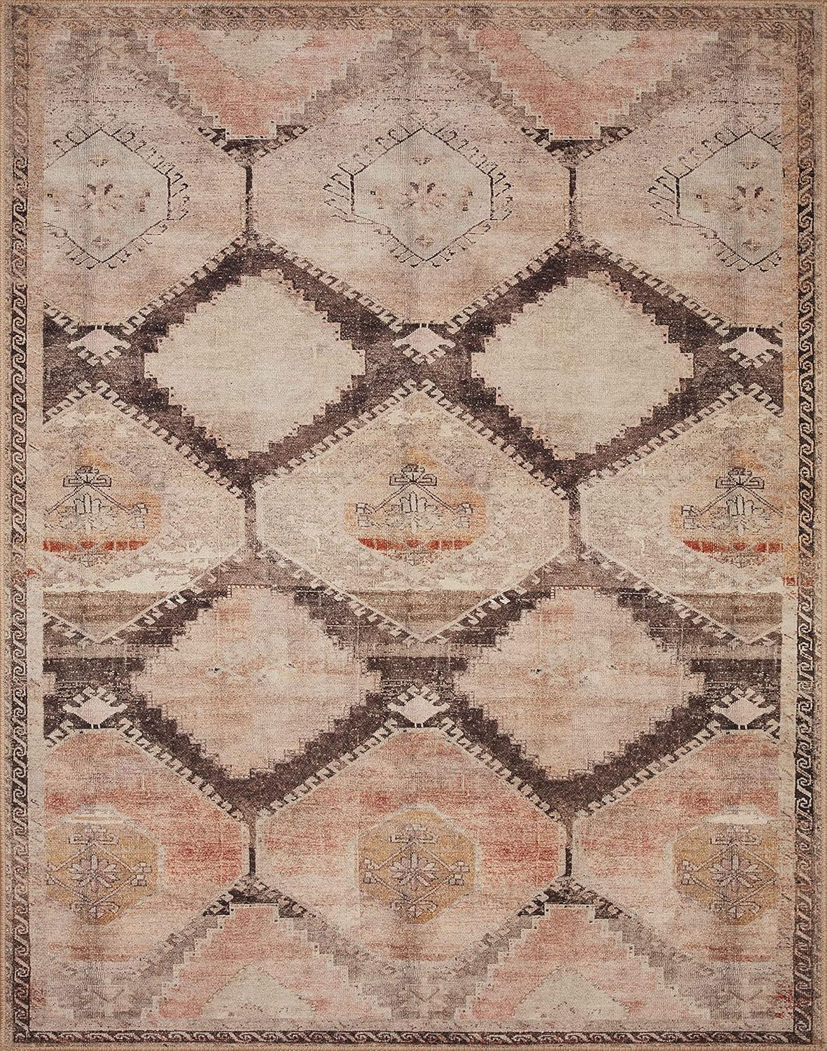 Loloi II Wynter WYN-08 Graphite Traditional Area Rug 5'-0" x 7'-6" | Amazon (US)