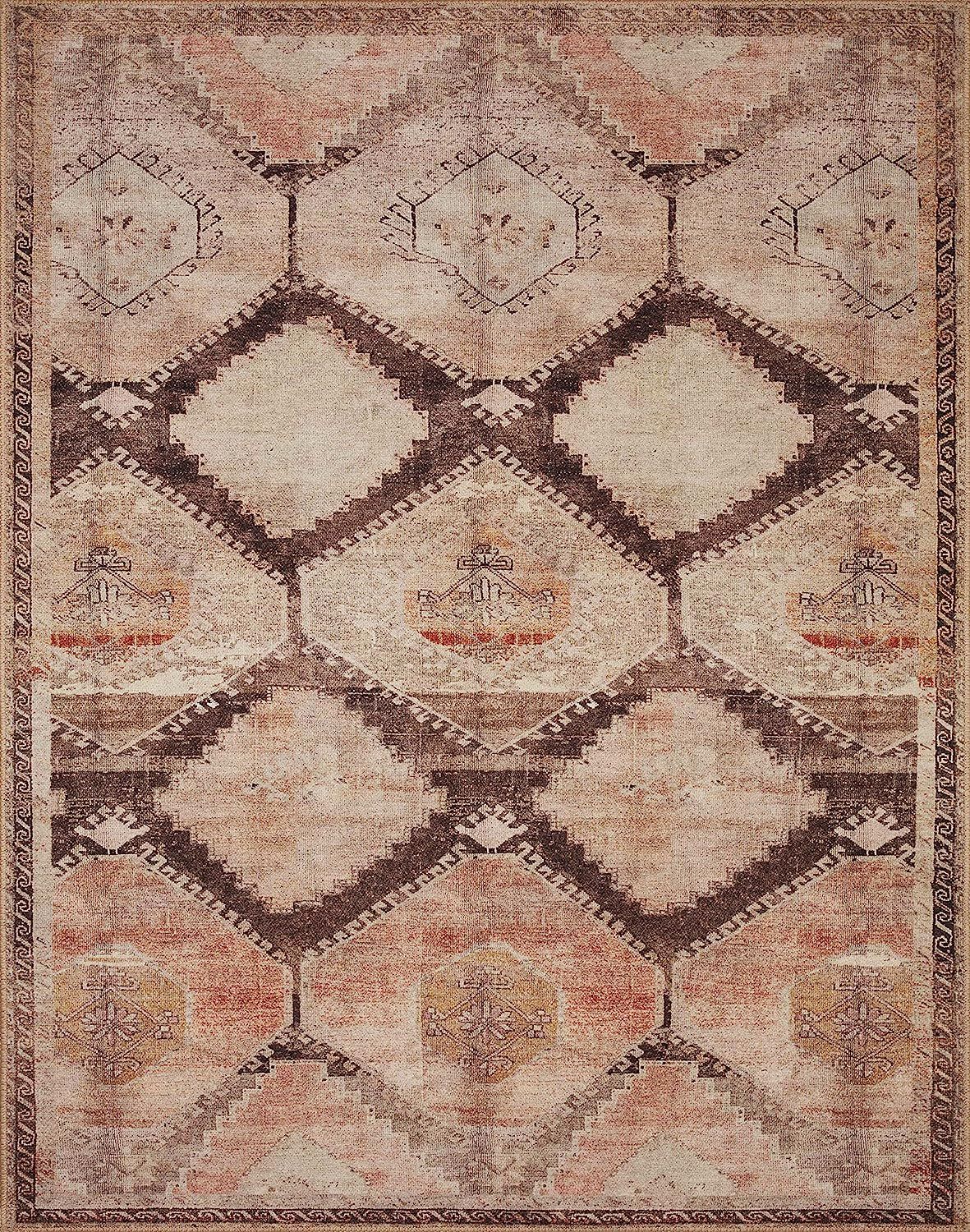 Loloi II Wynter WYN-08 Graphite Traditional Area Rug 5'-0" x 7'-6" | Amazon (US)