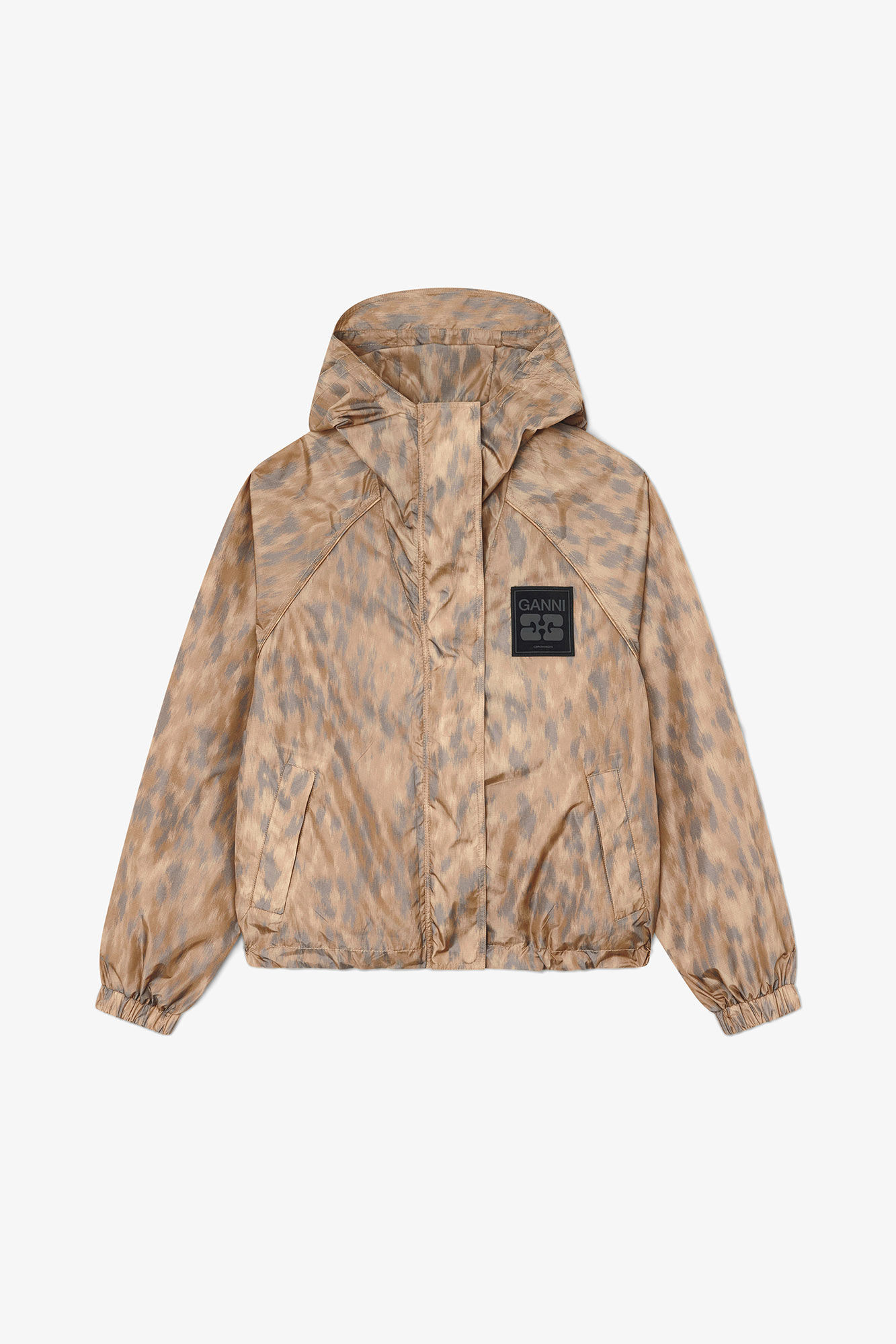 Flyweight Jacket in Printed Nylon | Ganni
