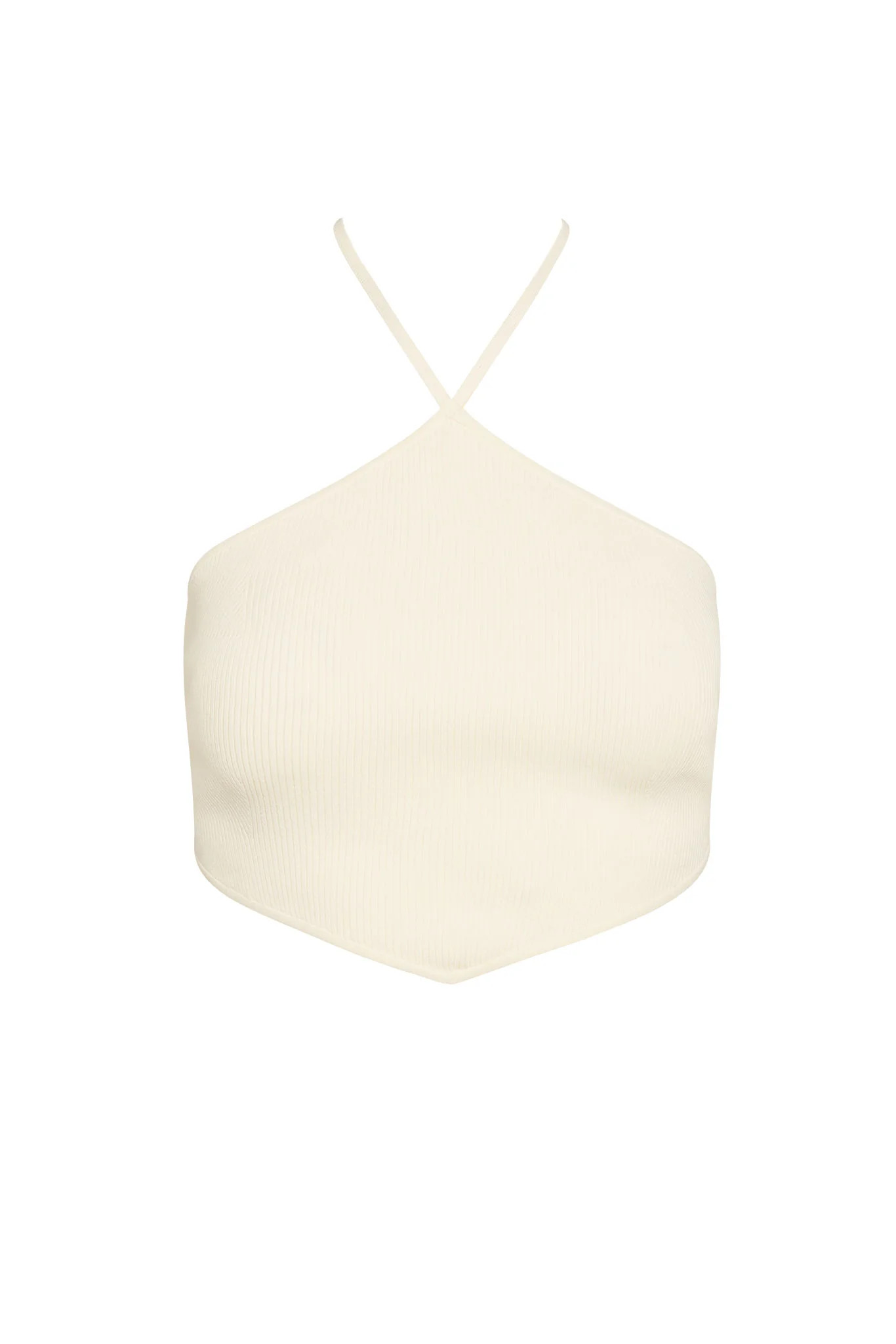 Doheny Top - Ivory Knit Rib | Monday Swimwear