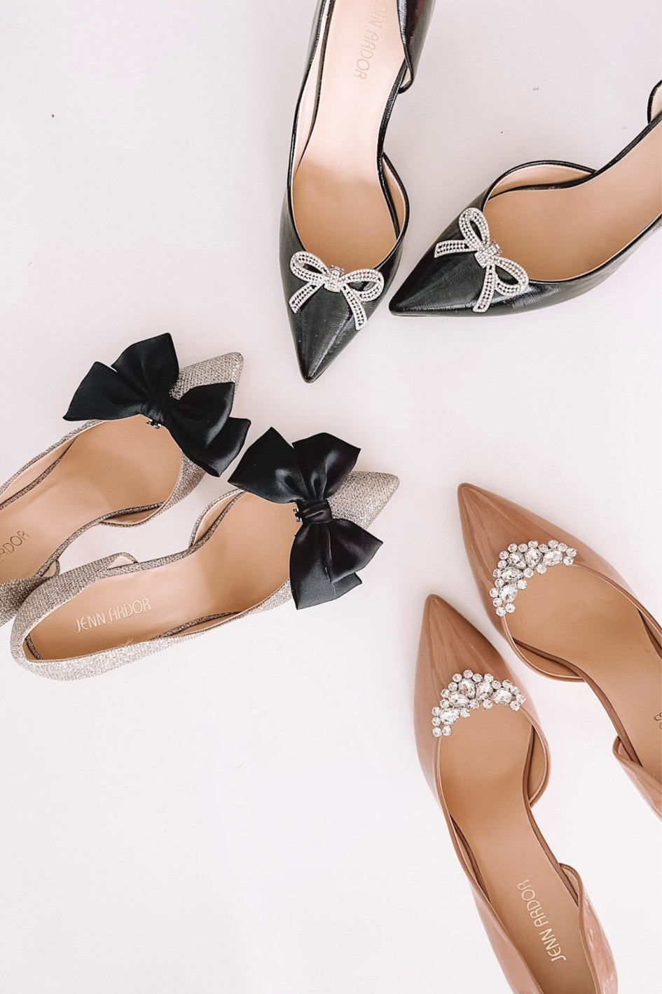 clip on embellishments from amazon • heels (sized up 1/2 size and they’re super comfy)

#LTKHoliday #LTKshoecrush #LTKSeasonal