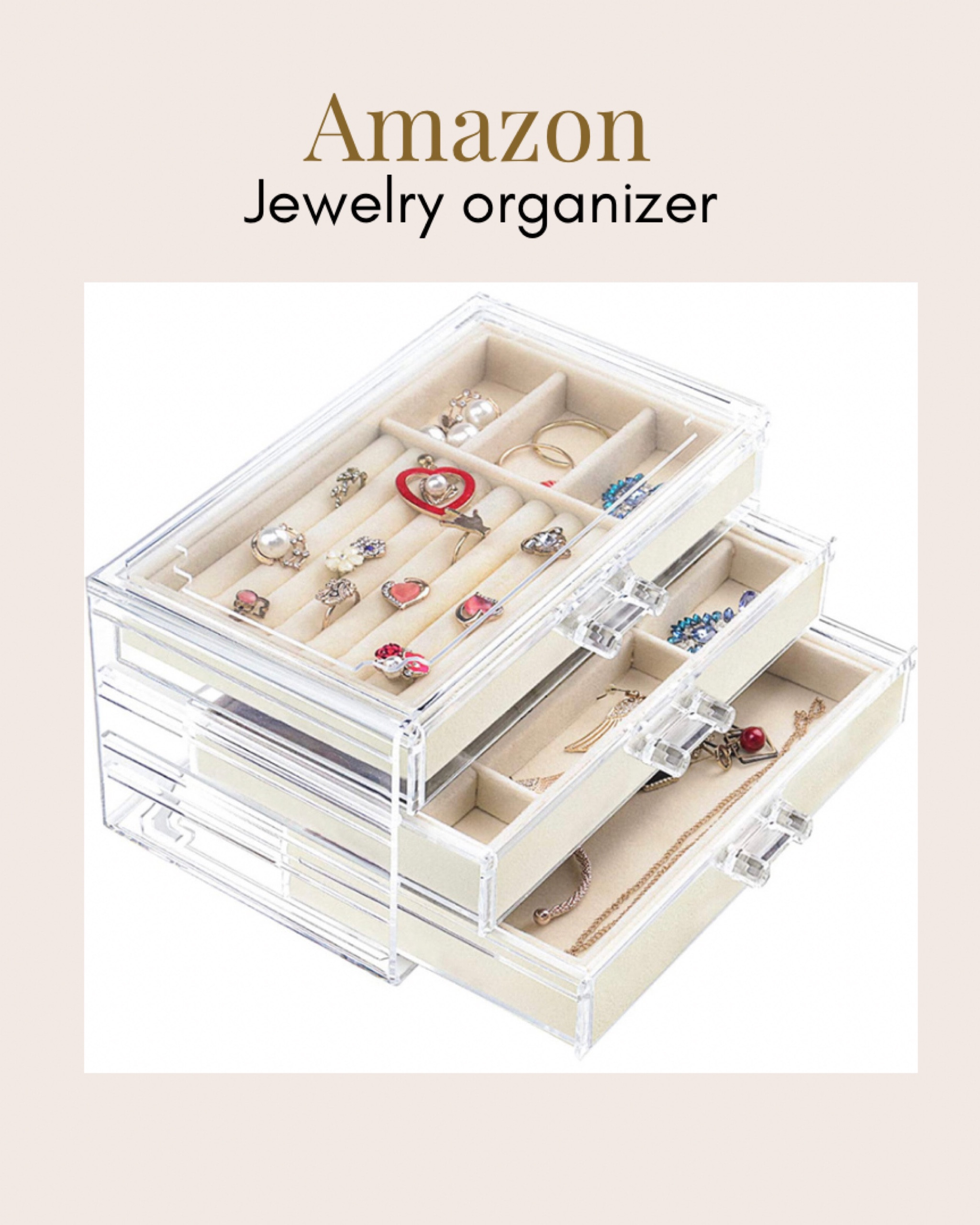 Jewelry organizer, jewelry, amazon find, amazon organizer, jewelry, amazon jewelry organizer.

#LTKstyletip #LTKunder50 #LTKbeauty