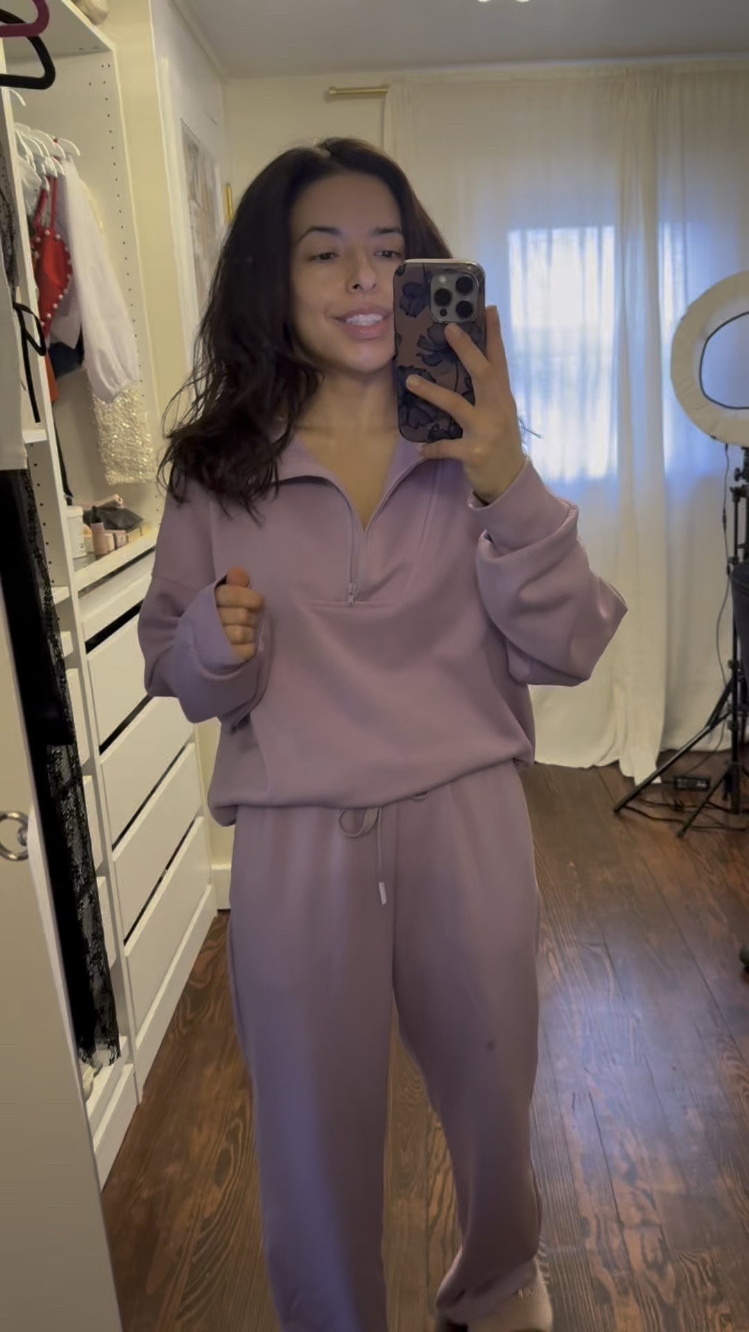 Amazon sweatpants set, lavender outfit, purple pants, petite friendly, affordable fashion, loungewear 

#LTKStyleTip #LTKPetite #LTKFindsUnder50