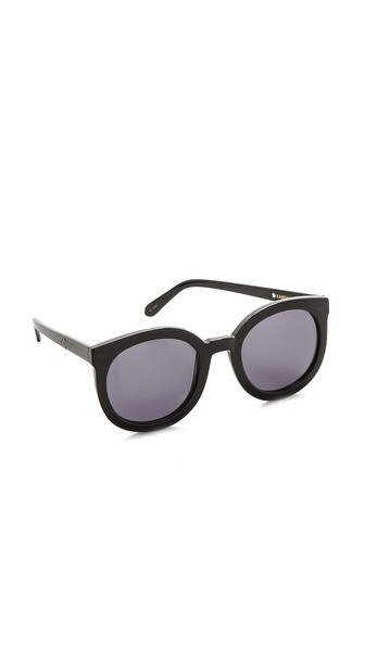 Karen Walker Super Duper Strength Sunglasses - Black | Shopbop