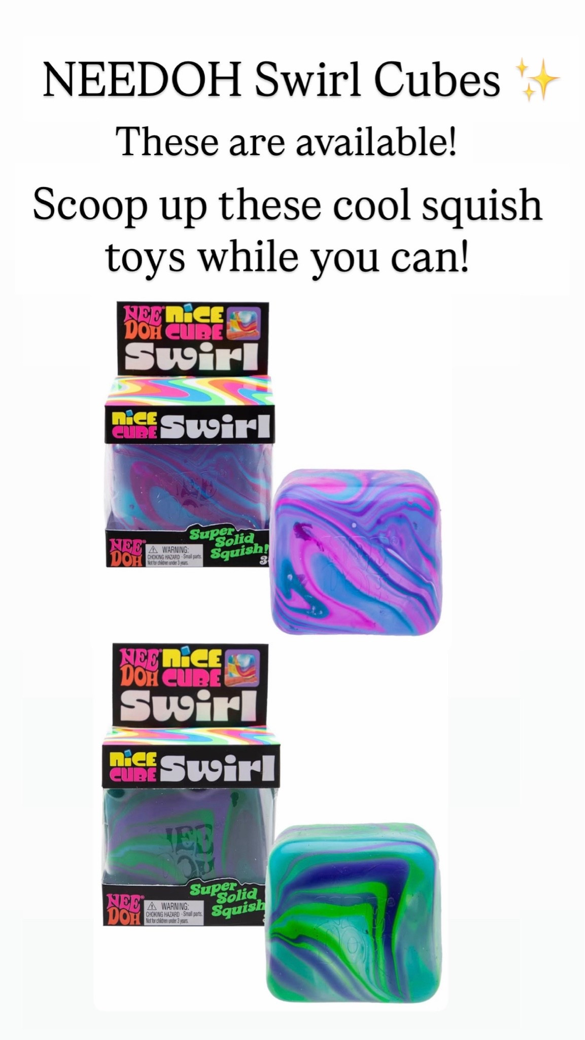 NEEDOH swirl cubes

#LTKKids