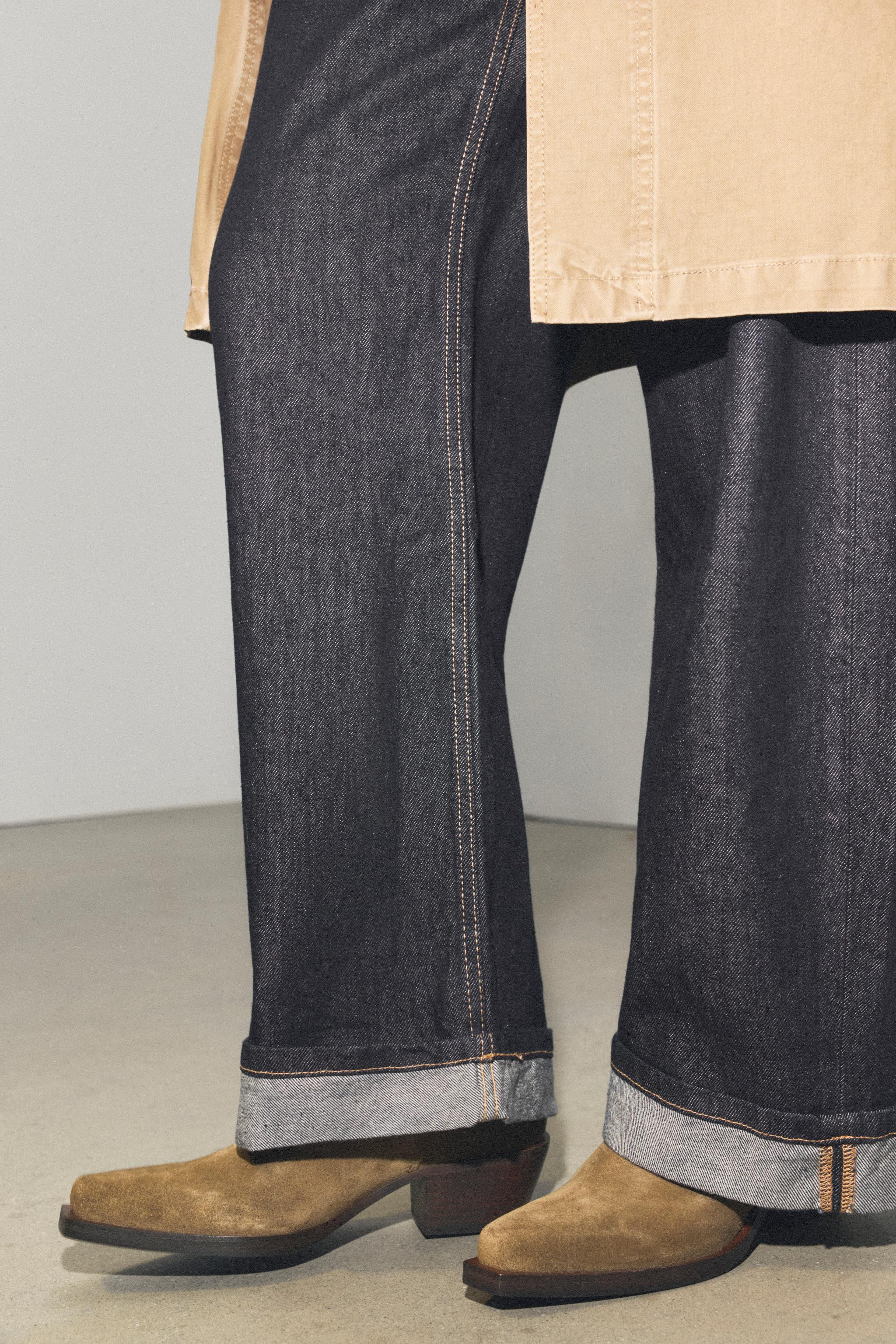 SPLIT SUEDE COWBOY ANKLE BOOTS | Zara US