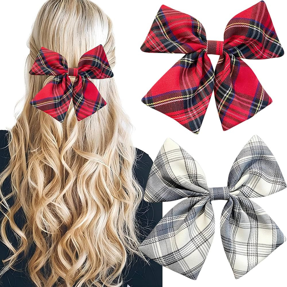 2Pcs Hair Bows,Hair Bows for Girls and Women with Alligator Clips Perfect for Parties,Weddings,Sc... | Amazon (US)