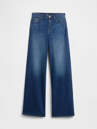 Mid Rise Wide-Leg Jeans | Gap Factory