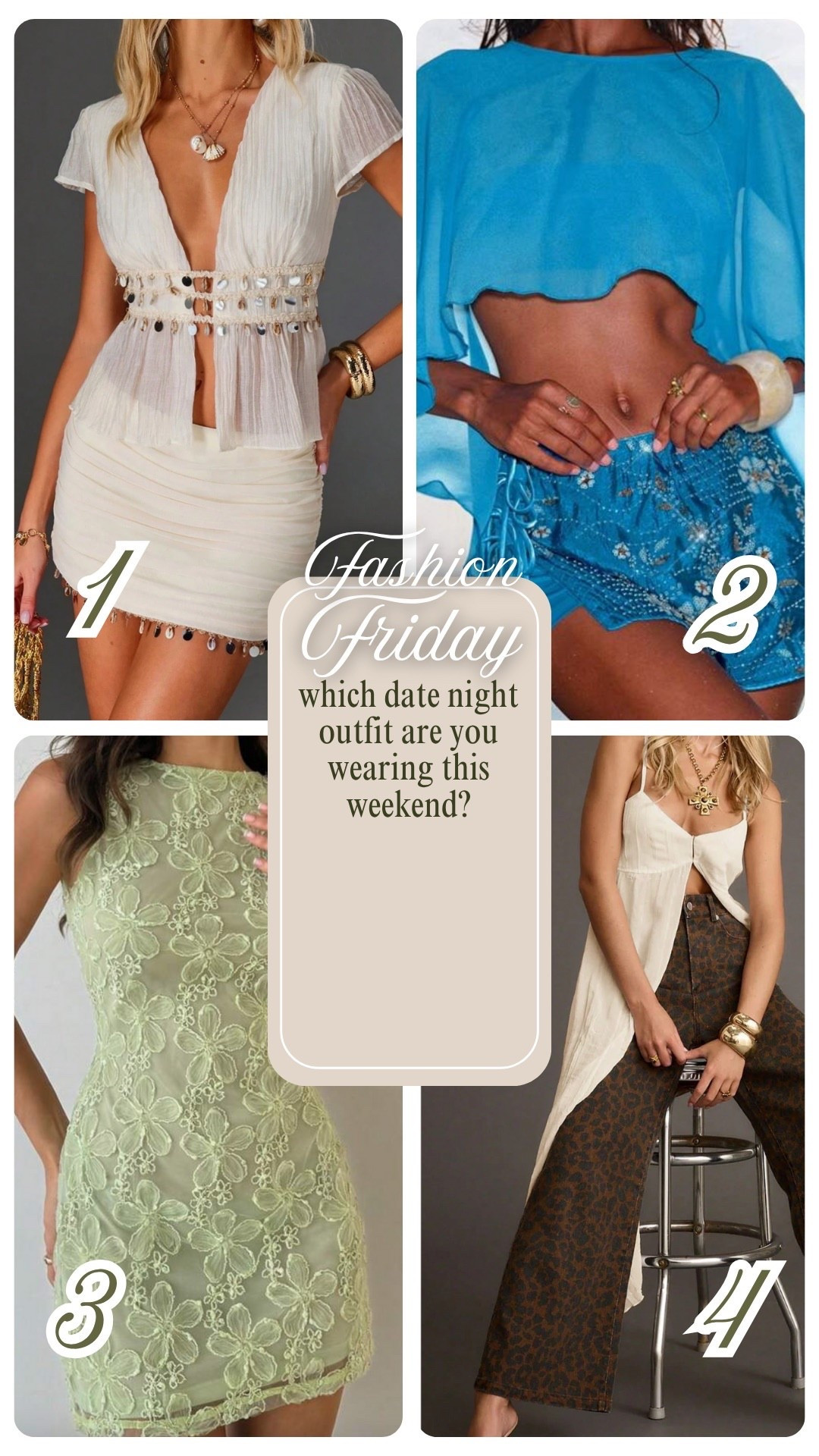 Summer outfits 

#LTKSummerEdit #LTKStyleTip #LTKParties