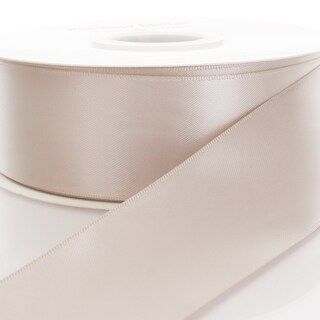 3/8" Double Faced Satin Ribbon 823 Taupe 50 Yard | Michaels | Michaels Stores