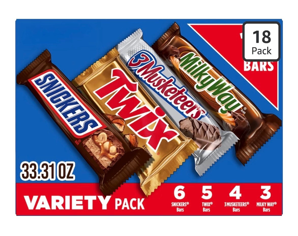 If you’re a house that gives out full size bars for Halloween, this 18 pack is on sale for only $20 today at Amazon! Definitely a great deal, as candy has gone up in price and rarely has sales these days. 🍫