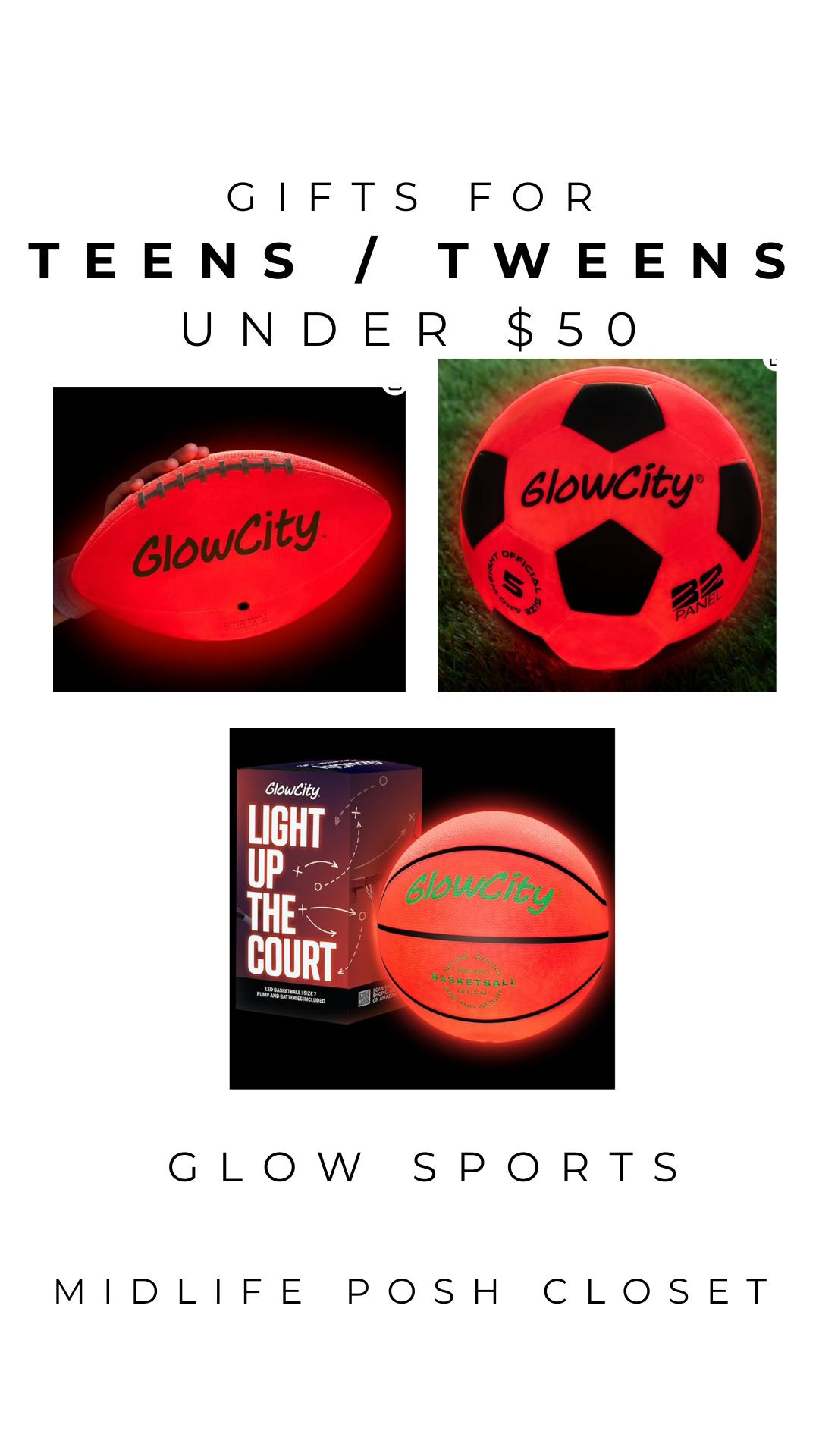 Glow Sports make great gifts for teens and tweens!

#LTKKids #LTKGiftGuide #LTKHoliday