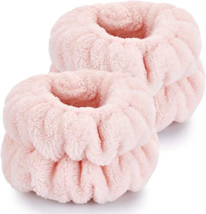 Wrist Bands for Washing Face, Microfiber Wrist Towels for Washing Face, Spa Wristbands for Washin... | Amazon (US)