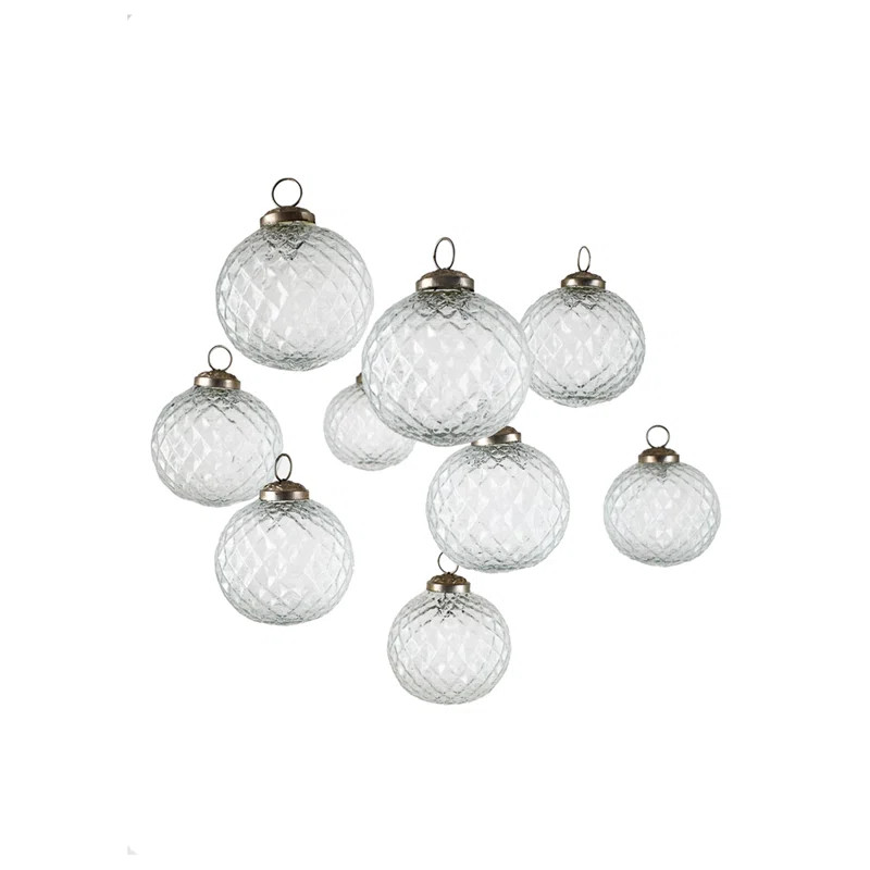 Glass Ball Ornament (Set of 9) | Wayfair North America