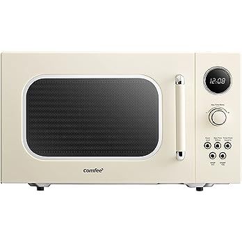 COMFEE' CM-M092AAT Retro Microwave with 9 Preset Programs, Fast Multi-stage Cooking, Turntable Re... | Amazon (US)