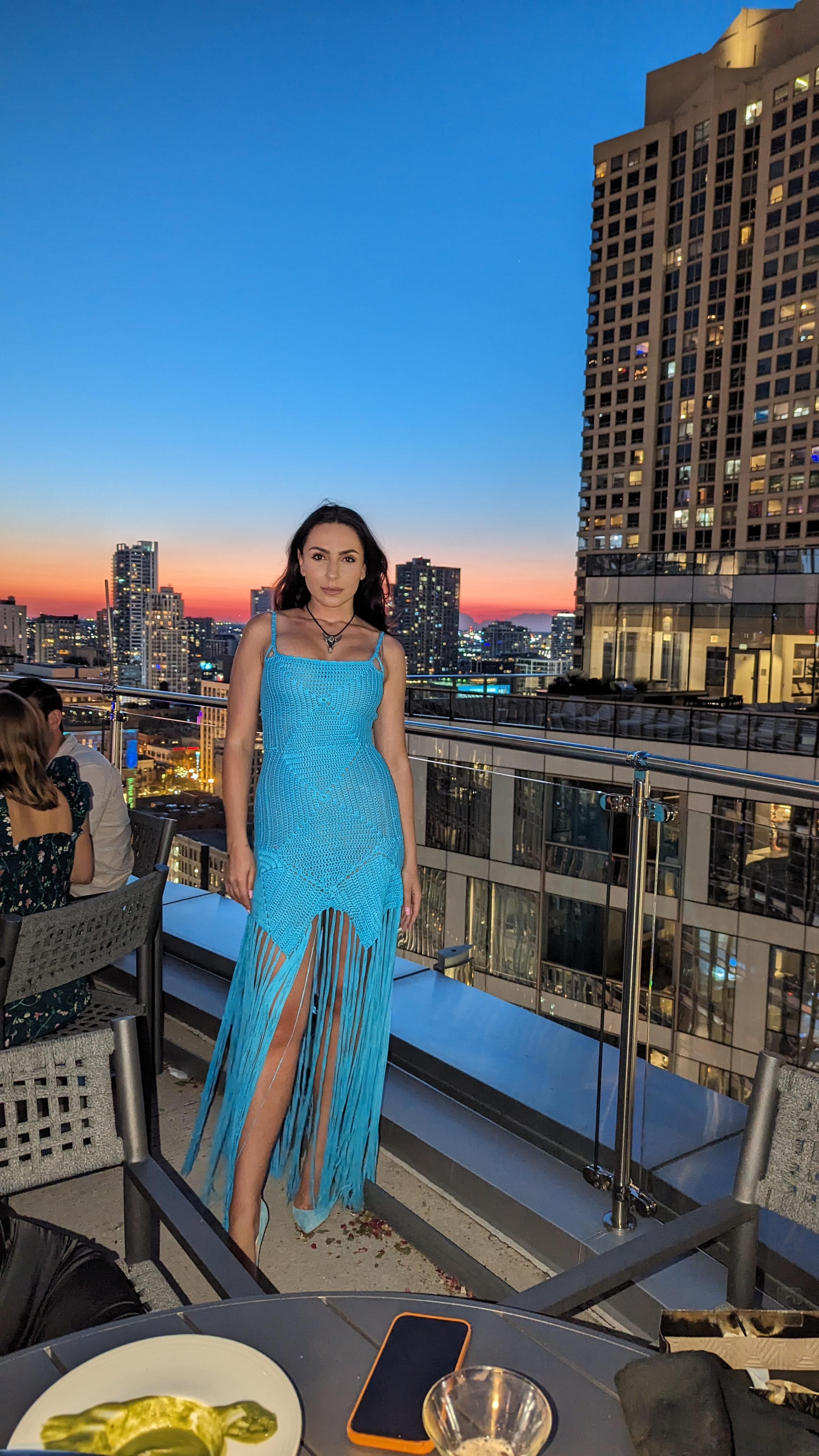 Fringe and the city lights This crochet maxi dress is perfect for a summer night out! #CrochetDress #RooftopStyle #SummerNights 

 #LTKHoliday #LTKootd #LTKSaleAlert