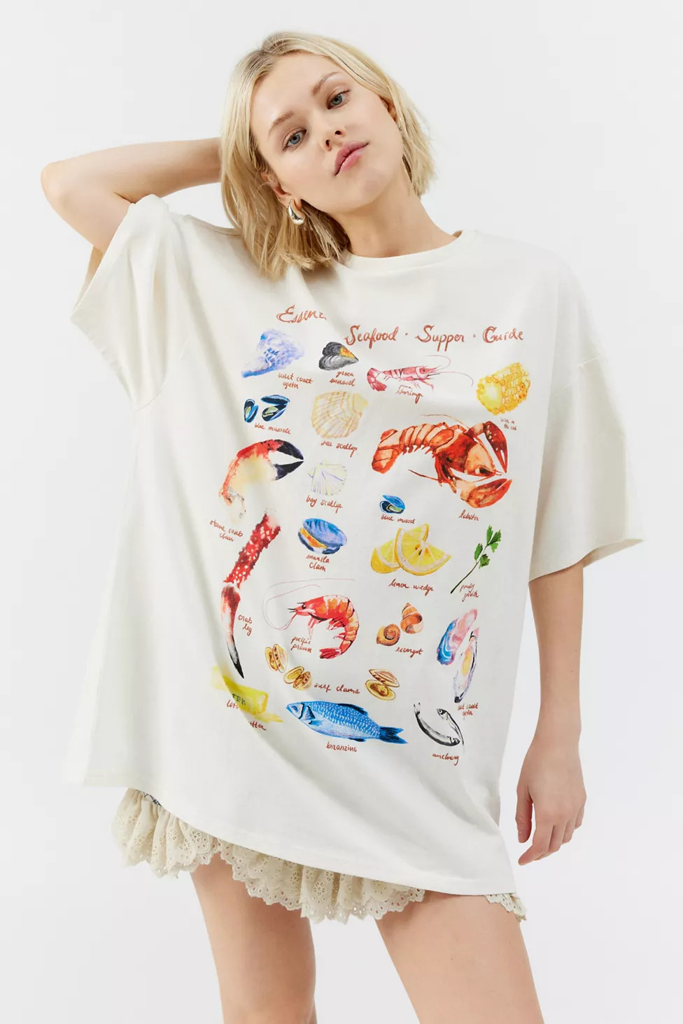 BDG Seafood Guide T-Shirt Dress | Urban Outfitters (US and RoW)