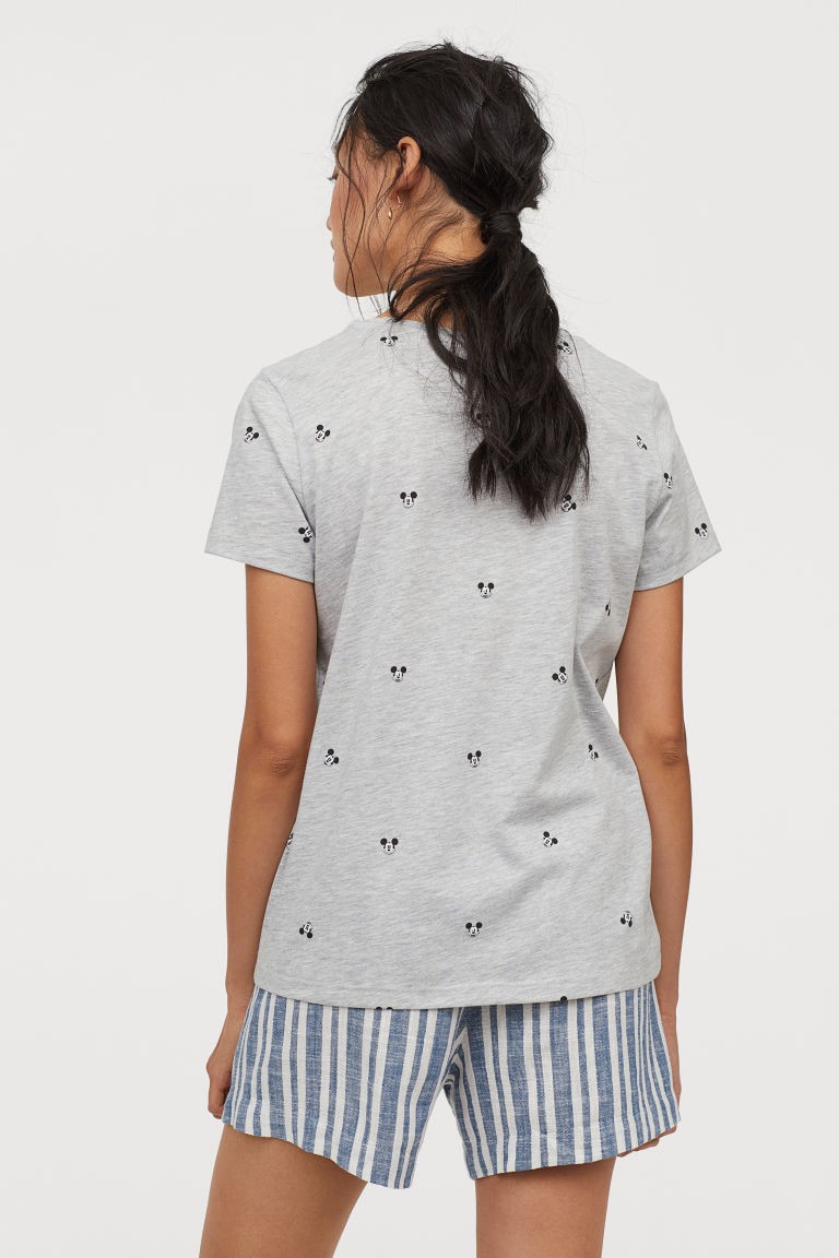 T-shirt with Motif | H&M (US + CA)