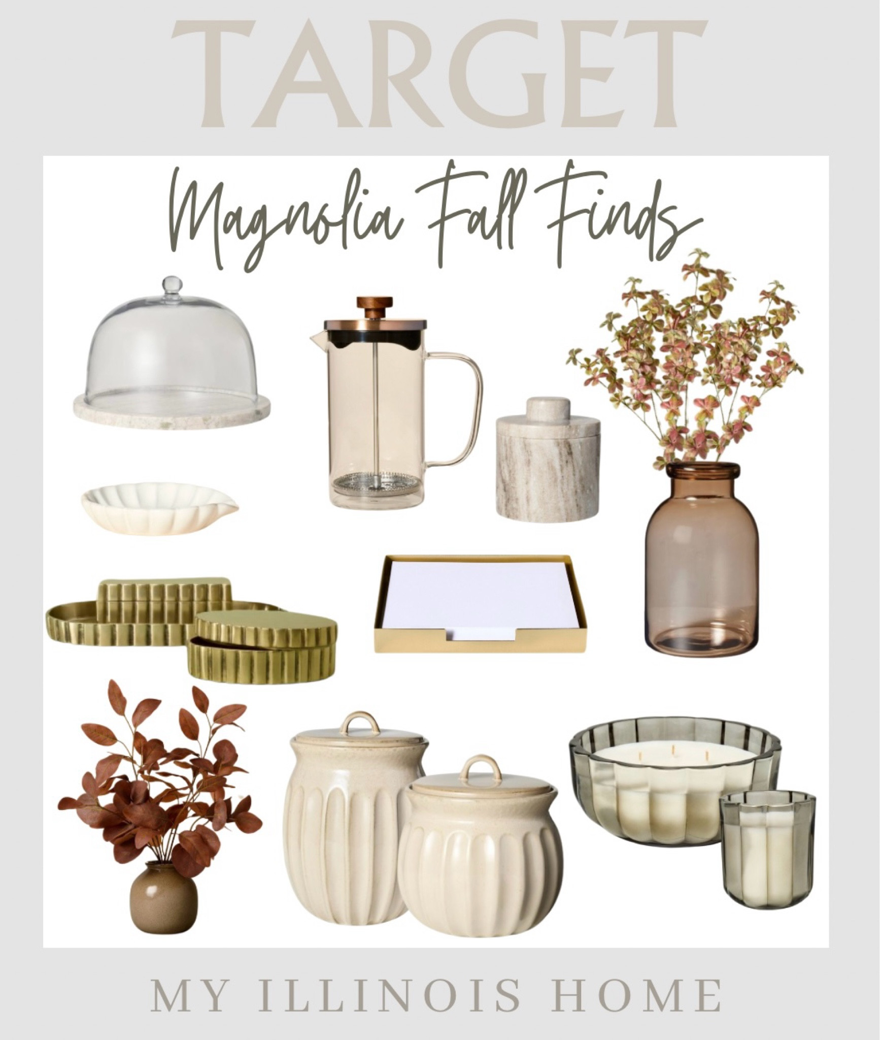 The new Magnolia Hearth & Hand fall line at Target is my favorite release of all time! These are items I’ve added to my home  

Fall decor / magnolia / fall release / new / neutral home decor / organic decor / stems / vases / candles / coffee / brass / trinket box / fluted / cake stand / cloche / spoon rest / kitchen finds / taking notes / Target finds

#LTKFindsUnder50 #LTKHome #LTKSeasonal
