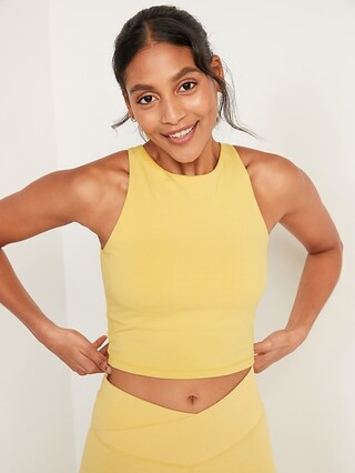 Light Support PowerChill Longline Sports Bra Tank for Women | Old Navy (US)