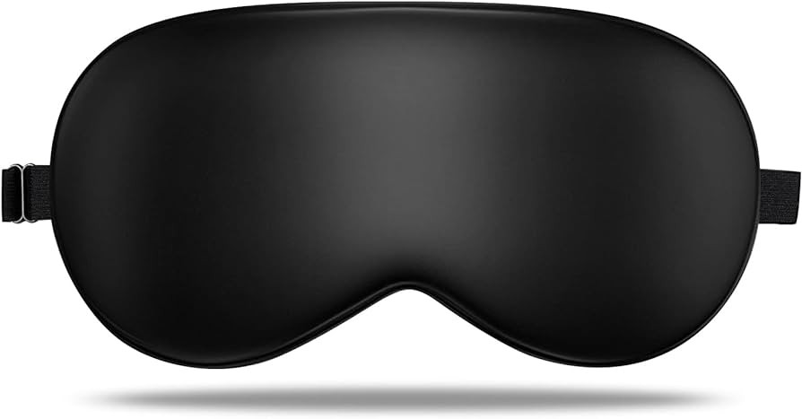 LULUSILK Mulberry Silk Sleep Eye Mask & Blindfold with Adjustable Strap, Soft Eye Cover for Women... | Amazon (US)