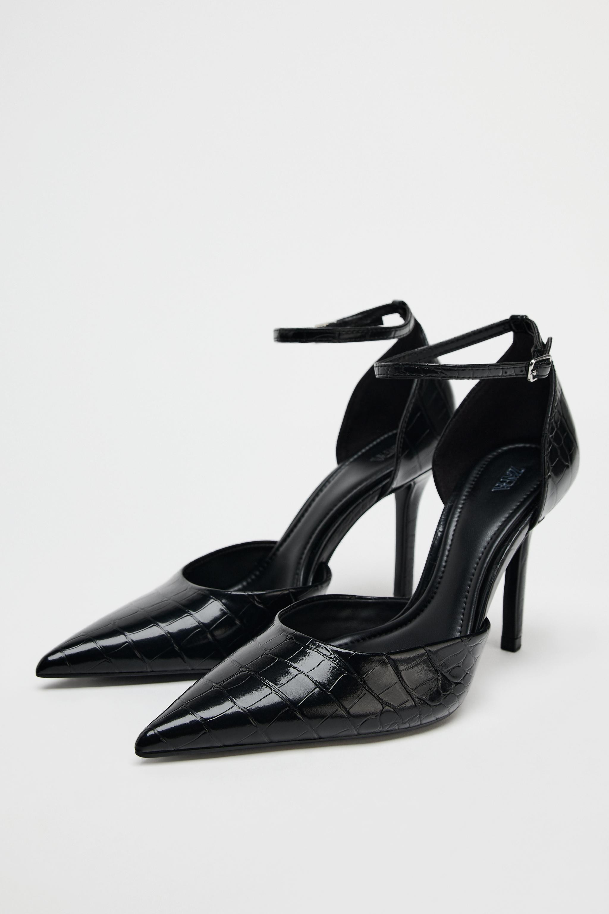 HEELED SHOES WITH ANKLE STRAP | Zara UK