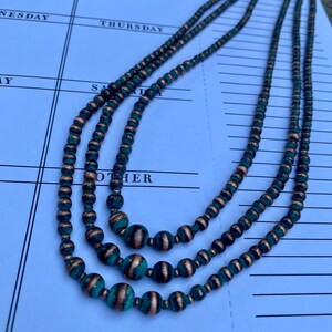 Patina Trio Necklace - Etsy | Etsy (US)